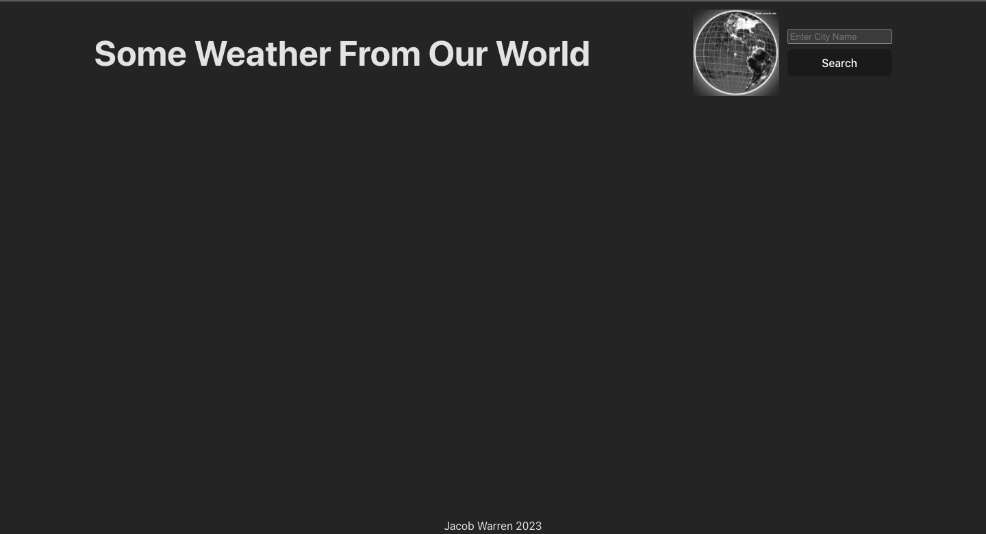 Screenshot Weather API